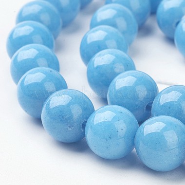 Natural Mashan Jade Round Beads Strands(X-G-D263-10mm-XS20)-2