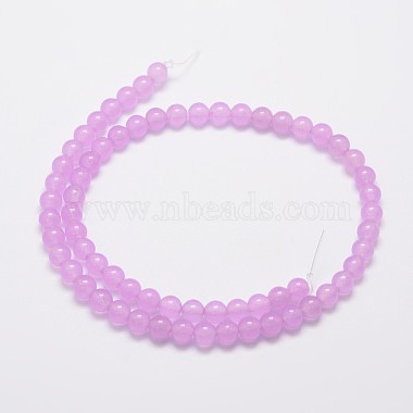 Natural & Dyed Malaysia Jade Bead Strands(G-A146-6mm-A17)-2