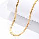 Stainless Steel Herringbone Chain Necklace for Women(NW8434-1)-3