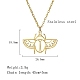 Stainless Steel Hollow Beetle Head Pendant Necklaces(DN8143-1)-2