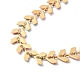 Enamel Ear of Wheat Link Chains Bracelet(BJEW-H585-01G)-3