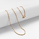 Brass Chain Necklaces(MAK-F013-01G)-1