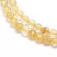 Natural Gold Rutilated Quartz Beads Strands(G-E411-17-3mm)-3