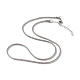 304 Stainless Steel Bone Rope Chain Necklace for Women(NJEW-I121-01B-P)-1