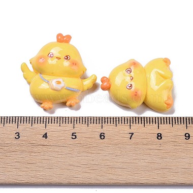 Spring Theme Opaque Cute Chick Resin Decoden Cabochons(RESI-B024-08)-3