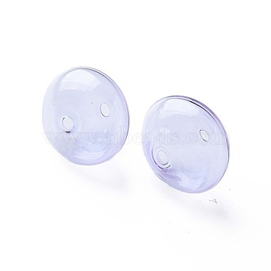 Transparent Handmade Blown Glass Globe Beads(GLAA-T012-52B)-3