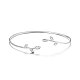 bracelet classique en argent sterling 925 plaqué rhodium shegrace(JB273A)-1