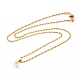 Golden Plated Brass Initial Pendant Necklaces(NJEW-JN03299-01)-2