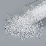 TOHO Round Seed Beads, Japanese Seed Beads, (1) Crystal Clear, 11/0, 2.2mm, Hole: 0.8mm, about 1110pcs/10g(X-SEED-TR11-0001)