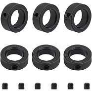 Carbon Steel Diaphragm Rings, Fixed Ring, Retainer Ring, Bearing Accessories, Electrophoresis Black, 25x9mm(FIND-UN0001-34B)