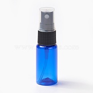PET Plastic Spray Bottle, Blue, 8.4x2.4cm, Capacity: 15ml(MRMJ-WH00126-01-15ml)