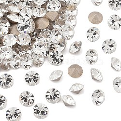 Preciosa&reg MAXIMA Crystal Round Stones, Czech Crystal, Dura Foiling, Round(431 11 615 Chaton), 00030 Crystal, SS8/PP17(2.3~2.5mm)(Y-PRC-RBSS8-00030)