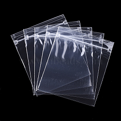 Polypropylene Zip Lock Bags, Top Seal, Resealable Bags, Self Seal Bag, Rectangle, Clear, 11x9cm, Unilateral Thickness: 2.7 Mil(0.07mm)(OPP-S004-03)