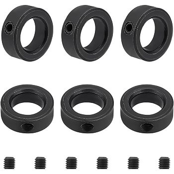 Carbon Steel Diaphragm Rings, Fixed Ring, Retainer Ring, Bearing Accessories, Electrophoresis Black, 25x9mm