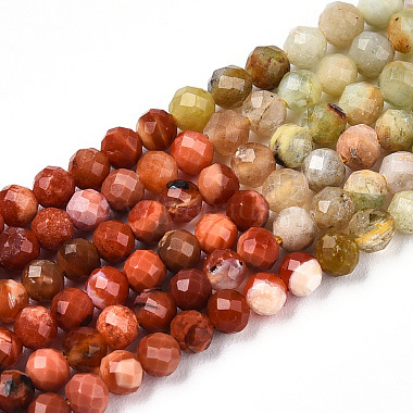 Natural & Synthetic Mixed Gemstone Beads Strands(G-D080-A01-02-26)-4