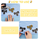 12Pcs 6 Styles Bees Hotfix Rhinestone Appliques(DIY-CP0009-67)-6