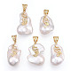 pendentifs perle keshi perle baroque naturelle(PEAR-N020-J26)-1