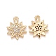 Brass Micro Pave Clear Cubic Zirconia Charms(X-KK-A156-20LG)-2