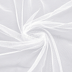4M Polyester Mesh Fabric, for DIY Bridal Veil Dress, Clothing Accessories, White, 1600mm(DIY-OC0012-91)