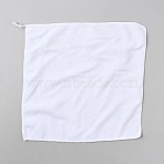 Polycotton Cleaning Cloth, Square, White, 300x300x1mm(AJEW-WH0410-436)