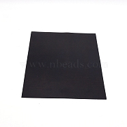 Rubber Single Side Board, with Adhesive Back, Rectangle, Black, 300x210x1mm(AJEW-WH0126-18A-01)