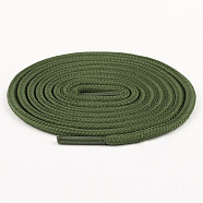 Polyester Cord Shoelace, Dark Olive Green, 4mm, 1m/strand(AJEW-WH0089-26)