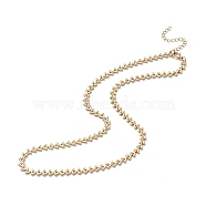 Ion Plating(IP) 304 Stainless Steel Cobs Chain Necklace for Men Women, Golden, 17.91 inch(45.5cm)(STAS-B039-11G)