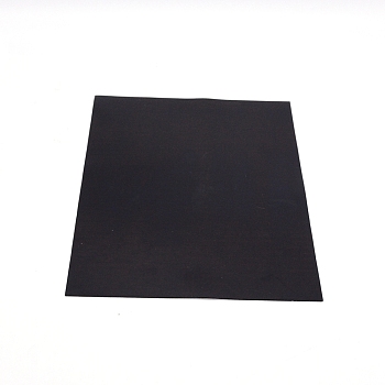 Rubber Single Side Board, with Adhesive Back, Rectangle, Black, 300x210x1mm