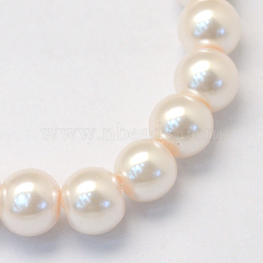 Chapelets de perles rondes en verre peint(X-HY-Q003-6mm-41)-2