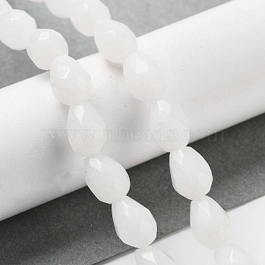 Natural White Jade Beads Strands(G-P520-B14-01)-2