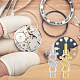Dicosmetic 10 pcs 2 couleurs rack placage laiton micro pavé clair cubique zircone bracelet de montre fermoirs(ZIRC-DC0001-08)-7
