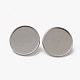 304 Stainless Steel Brooch Cabochon Settings(X-STAS-L253-010A-P)-3