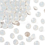 Preciosa&reg MAXIMA Crystal Round Stones, Czech Crystal, Dura Foiling, Round(431 11 615 Chaton), 01000 White Opal, SS8/PP17(2.3~2.5mm)(Y-PRC-RBSS8-01000)