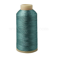 Metallic Thread, Embroidery Thread, 6-Ply, Sky Blue, 0.6mm, about 546.8 yards(500m)/roll(MCOR-G001-0.6mm-06)