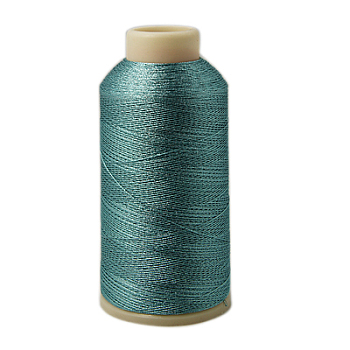 Metallic Thread, Embroidery Thread, 6-Ply, Sky Blue, 0.6mm, about 546.8 yards(500m)/roll