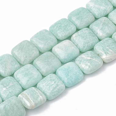 12mm Square Amazonite Beads