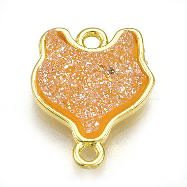 Golden Orange Fox Brass+Resin