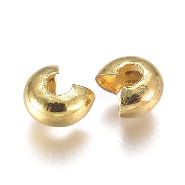 Brass Crimp Beads Covers(KK-CJC0001-06B-G)-2