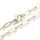 Brass Paperclip Chains(MAK-S072-11B-14KC)-1