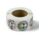 Cartoon Patterns Paper Gift Sticker Rolls(DIY-R083-03B)-3