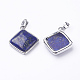 Natural Dyed Lapis Lazuli Pendants(G-E420-05P)-1