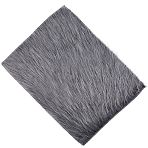 Plush Cloth Fabric for DIY Crafts, Table Mesa Protection, Background Cloth, Gray, 380~420x480~520x2mm(DIY-WH20002-95C)