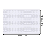 Sponge Foam Double Sided Adhesive Paper, With Foam, Rectangle, White, 15x10x0.3x0.2cm, Sticker: 0.3cm in Diameter, 600pcs/sheet(DIY-WH0209-97A)