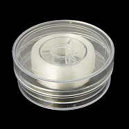 Japanese Elastic Crystal Thread, Stretchy Bracelet String, with Packing Box, Clear, 0.7mm, 60yards/box(EC-G003-0.7mm-01)
