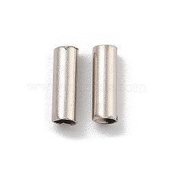 Brass Tube Beads, Cadmium Free & Lead Free, Platinum, 5.7x2mm, Hole: 1.6mm(KK-B120-03C-P)