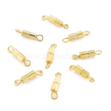 Iron Screw Clasps(IFIN-T007-30G-NF)-2