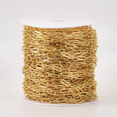 Brass Paperclip Chains(CHC-S008-001B-G)-4