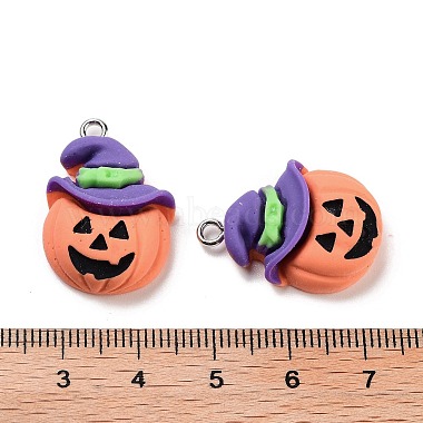 Halloween Theme Opaque Resin Pendants(RESI-N039-92)-3