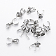 304 Stainless Steel Pendant Pinch Bails(STAS-H443-30P)-1