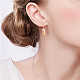 SHEGRACE 925 Sterling Silver Hoop Earrings(JE885B)-6